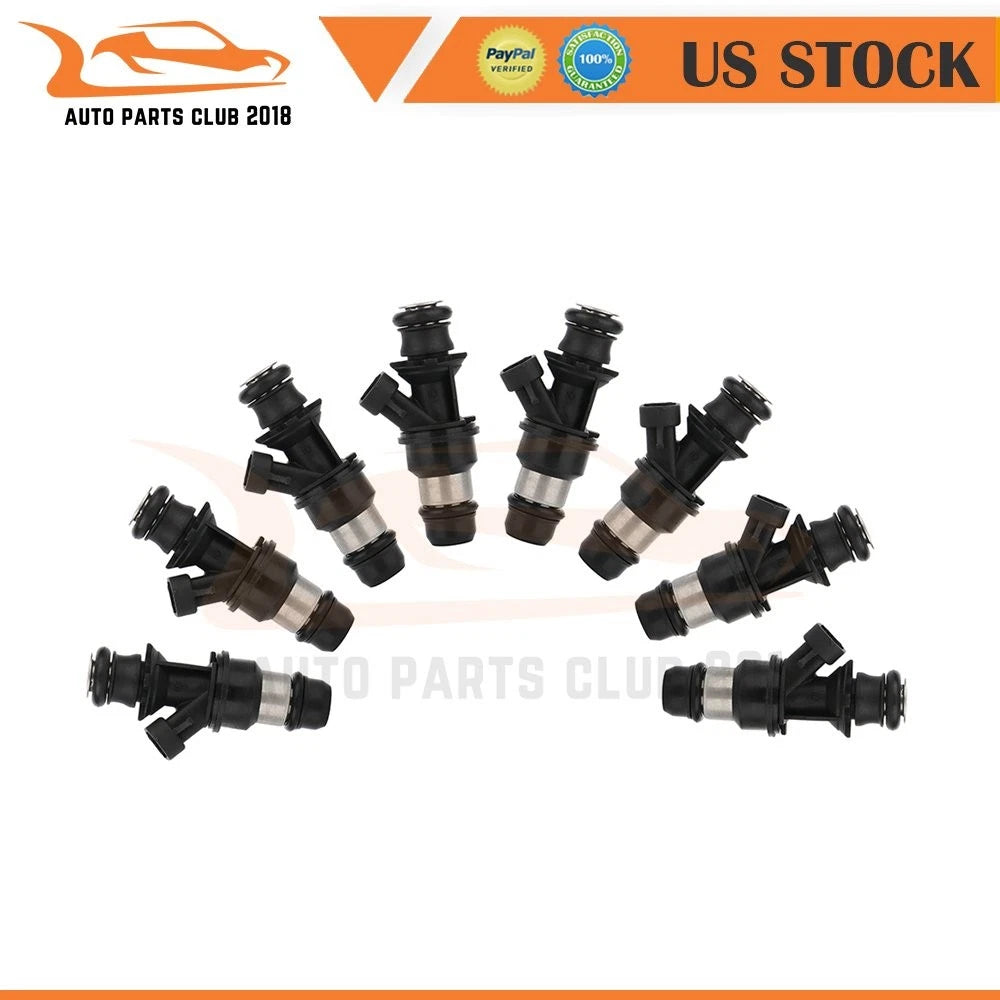 8pcs Fuel Injectors for GMC Savana, Sierra 3500, Yukon XL 2500 (2001–2003)