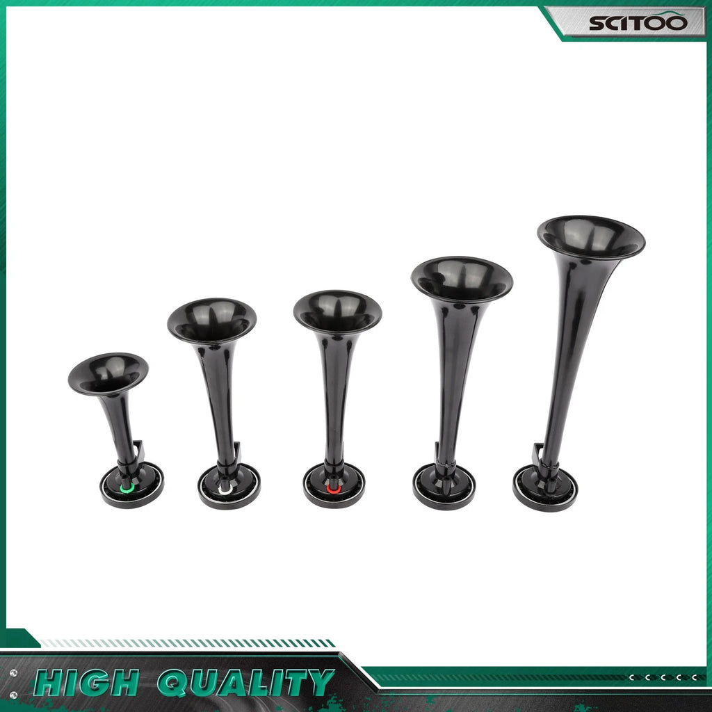 5 Trumpet Air Horn for Truck (12V, 130dB)