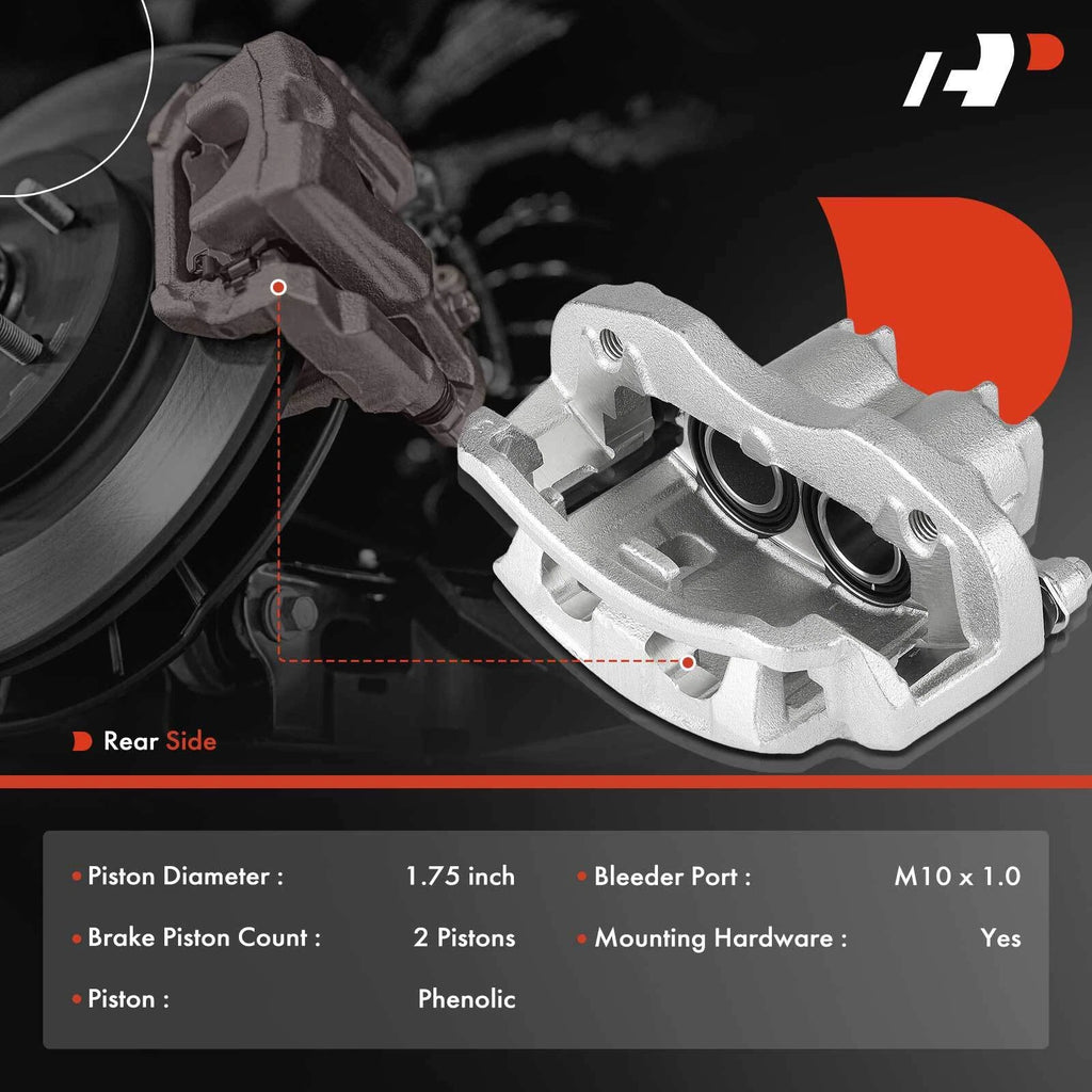 Rear Brake Caliper with Bracket for Ford F-250 F-350 Super Duty (1999–2000)