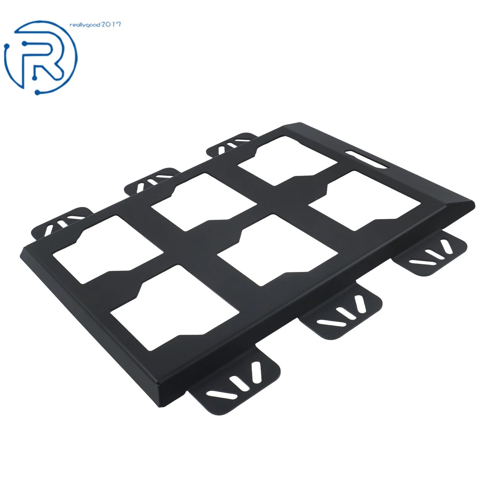 2X Mounting Plate for Organization System (50 lbs, Black)