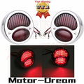 2X Chrome LED Stop Tail Light Brake for Model A (1928–1931)