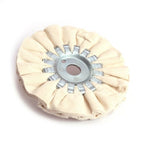 5 Cotton Airway Buffing Wheels for Universal Polishing Tool (125mm Diameter)