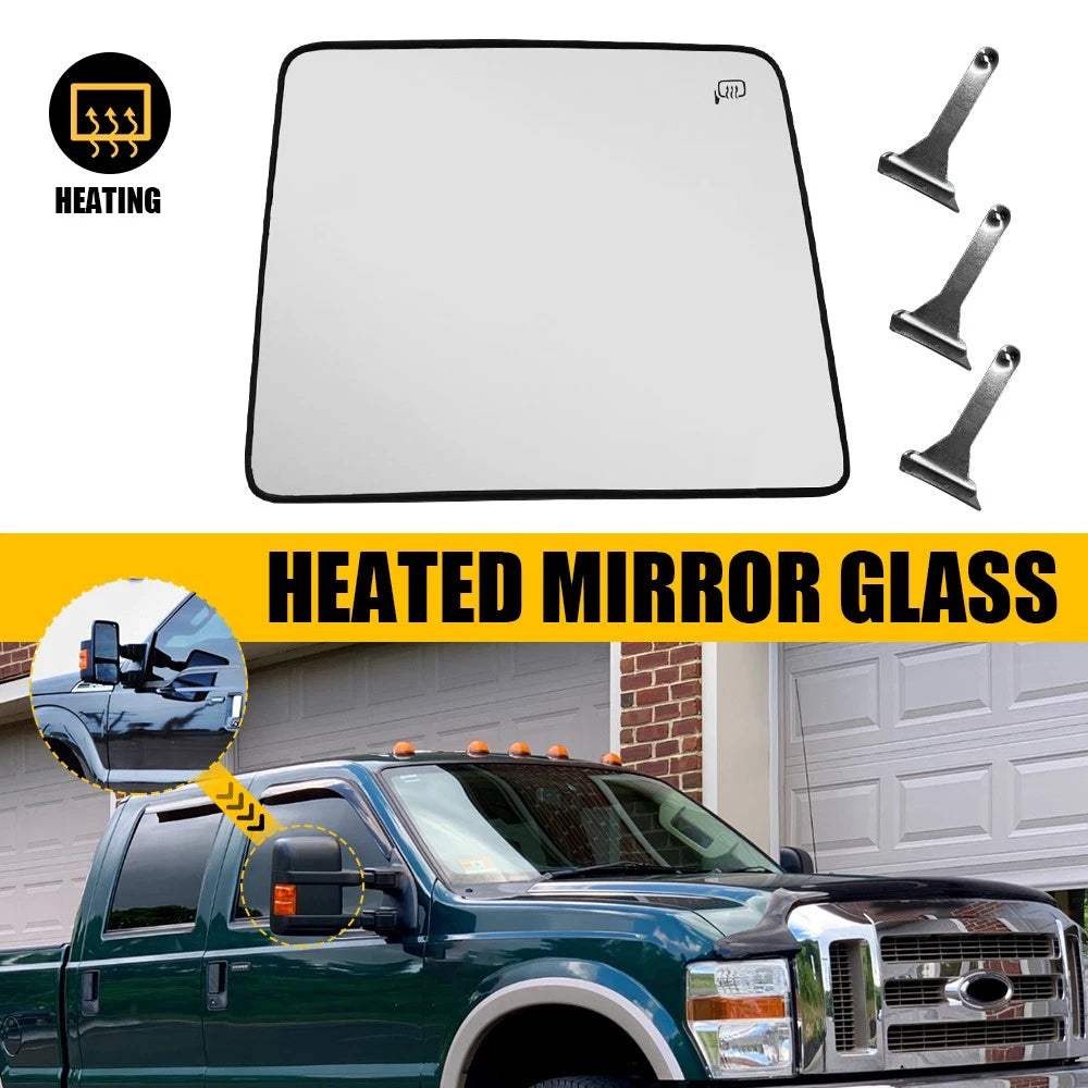 Heated Mirror Glass for Ford Super Duty F250 F350 F450 (2008–2016)