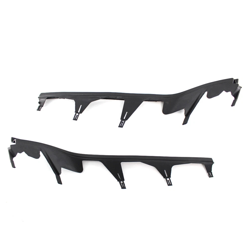 Pair Upper Headlight Lamp Cover Strip Trim for BMW 3 Series E46 (1998–2001)