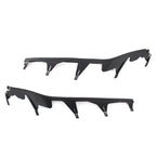 Pair Upper Headlight Lamp Cover Strip Trim for BMW 3 Series E46 (1998–2001)