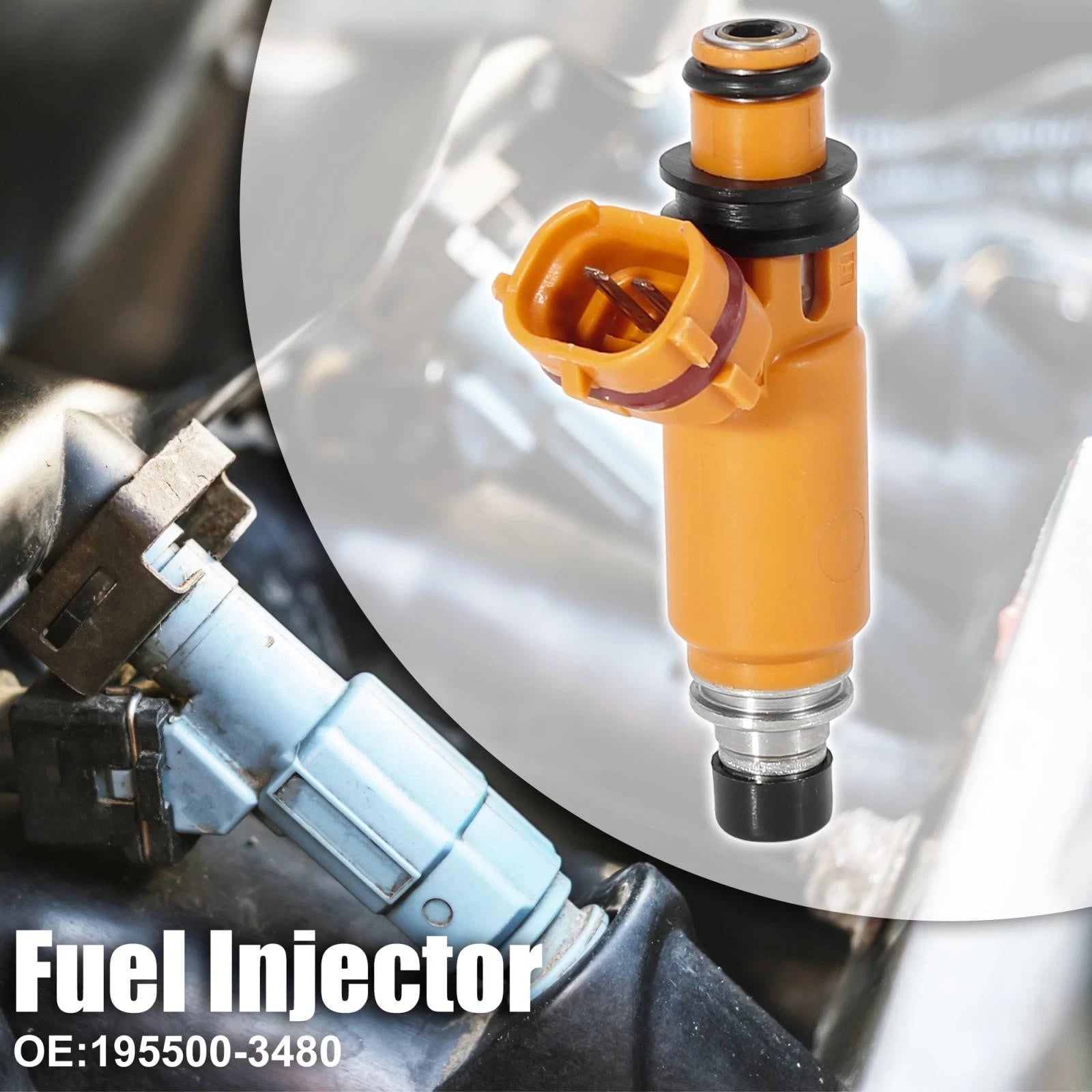 2X Fuel Injector for Suzuki (195500-3480)