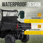 Soft Rear Panel Window Windshield for Honda Pioneer 700/700-4 (2014–2025)