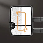 Power Heated Turn Signal Towing Mirrors for Silverado Sierra (2007–2013)