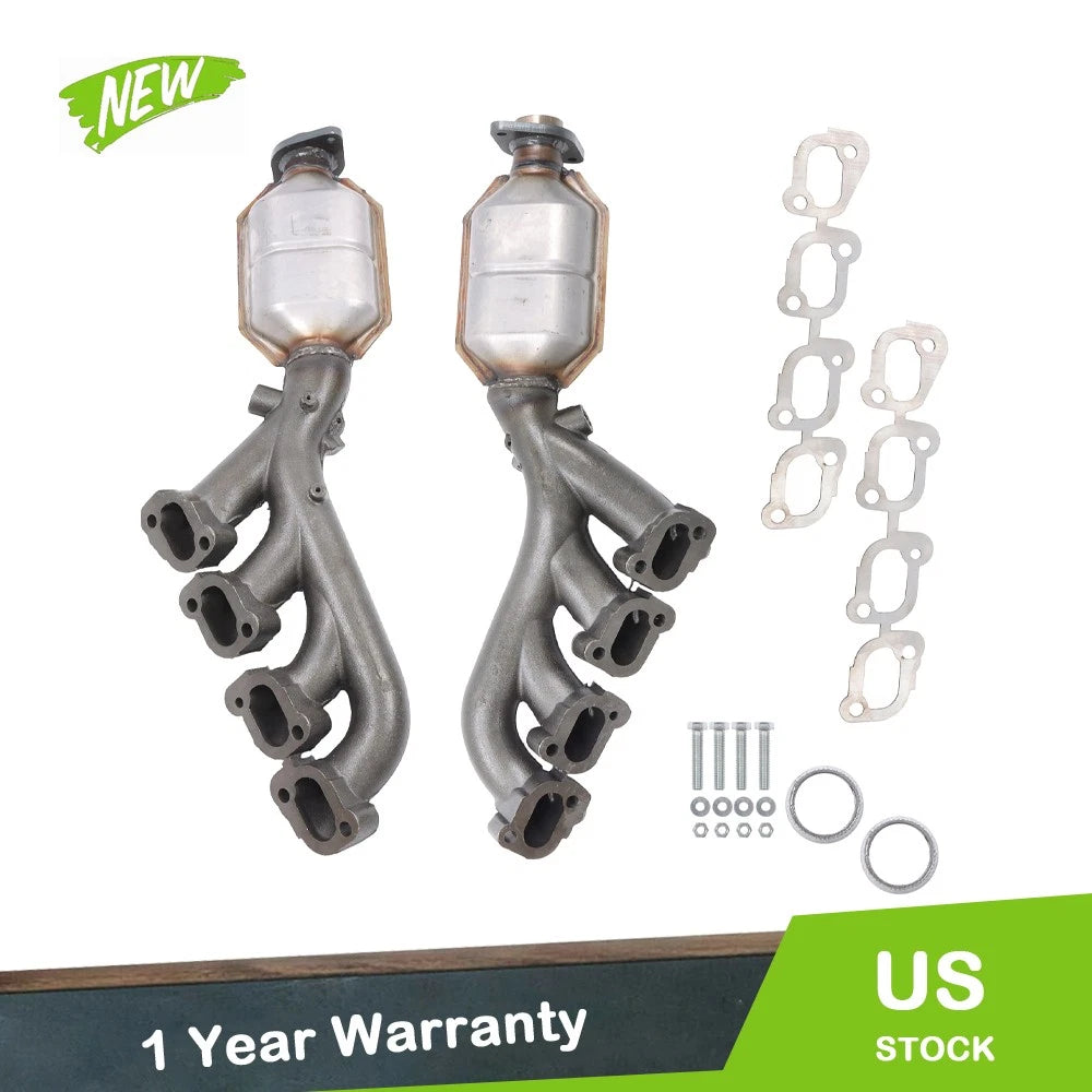 2X Catalytic Converter for Cadillac SRX STS V8 4.6L (2004–2009)