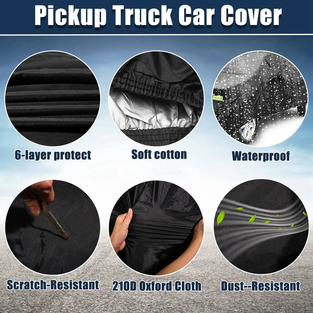 Waterproof Full Car Cover for Dodge Durango 2011-2023 with Zipper