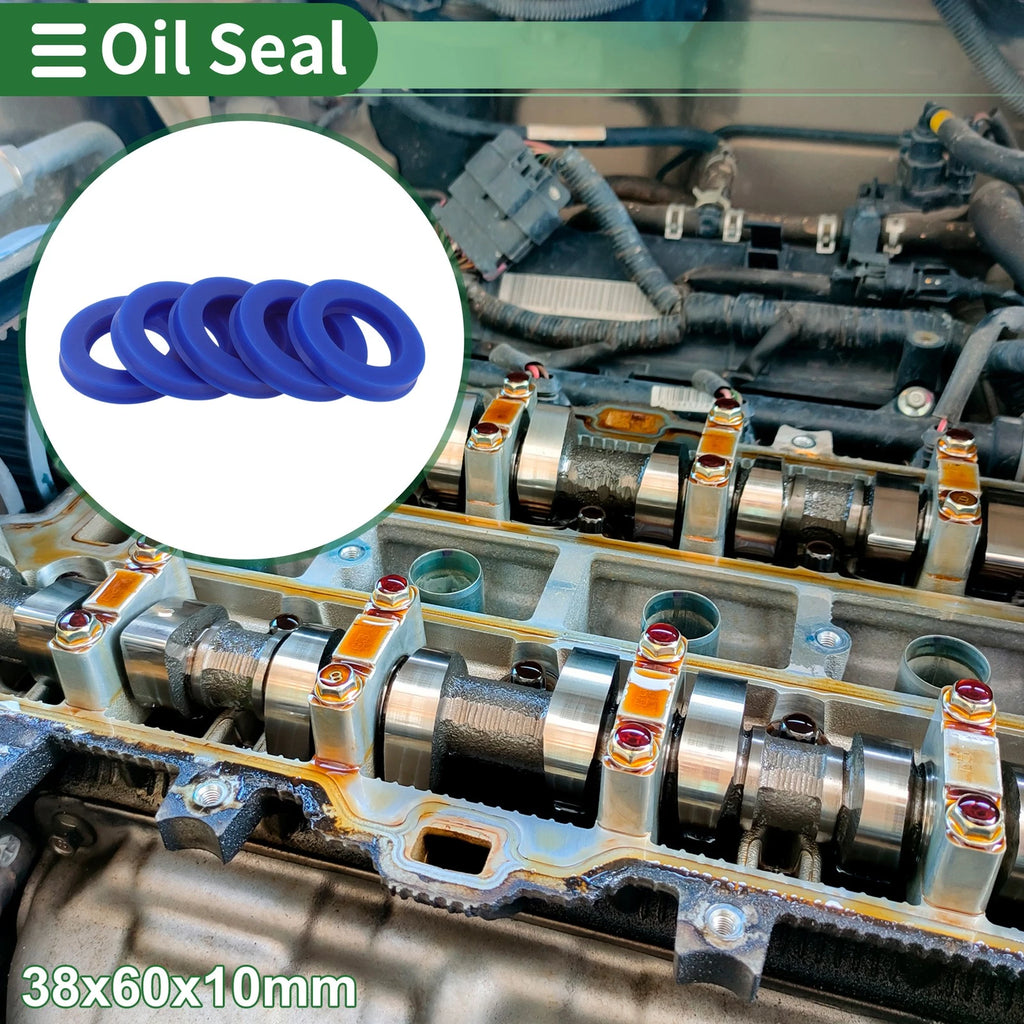 Set of 5 Oil Seal Rotary Shaft Seal TPU 38x60x10mm High Pressure