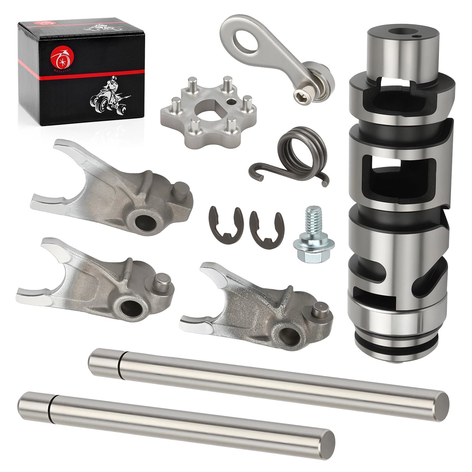 Transmission Shift Cam + Shift Fork Guide Bar Kit for Yamaha Banshee 350 (1987–2006)