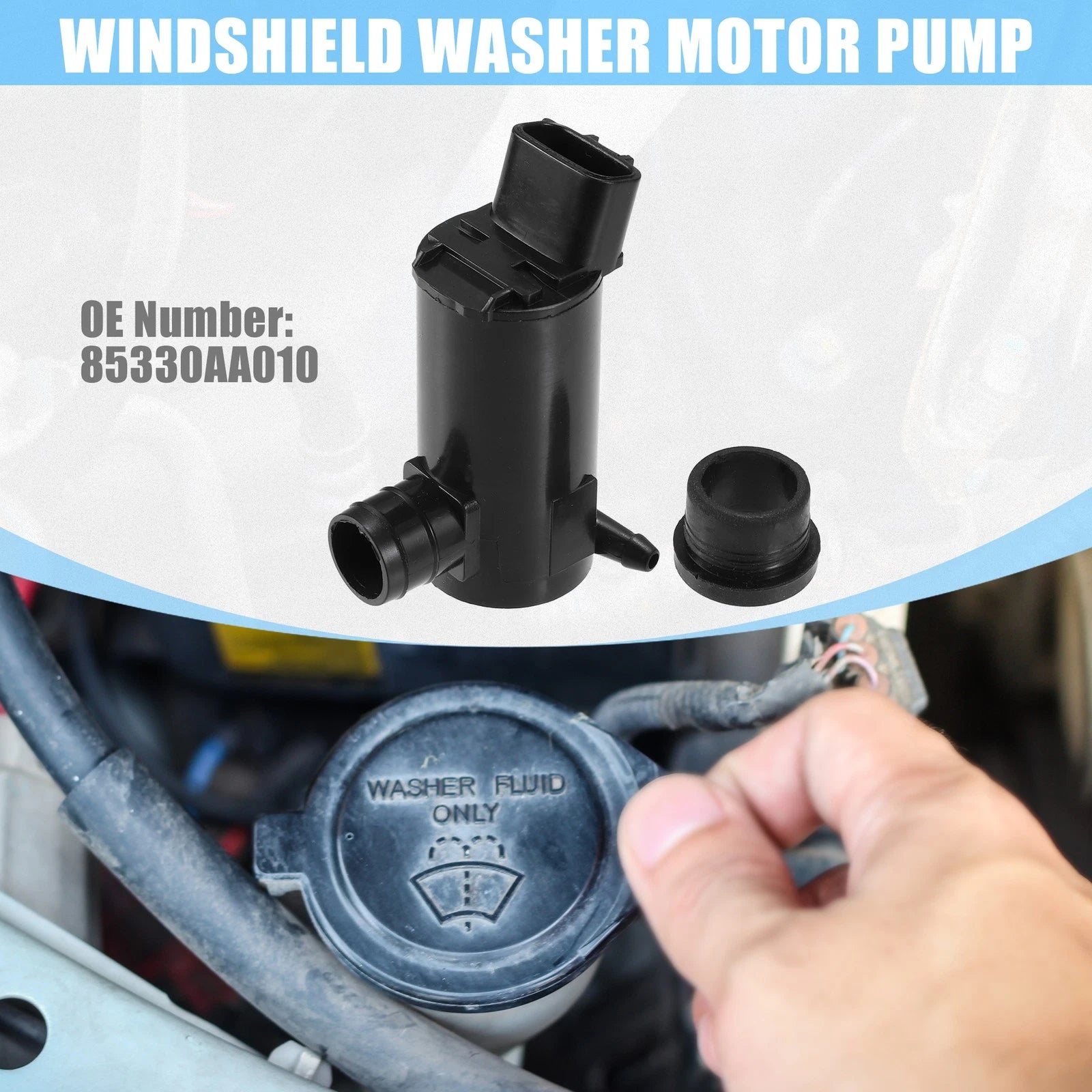 Windshield Washer Motor Pump No. 85330AA010 for Toyota Camry (1997–2006)