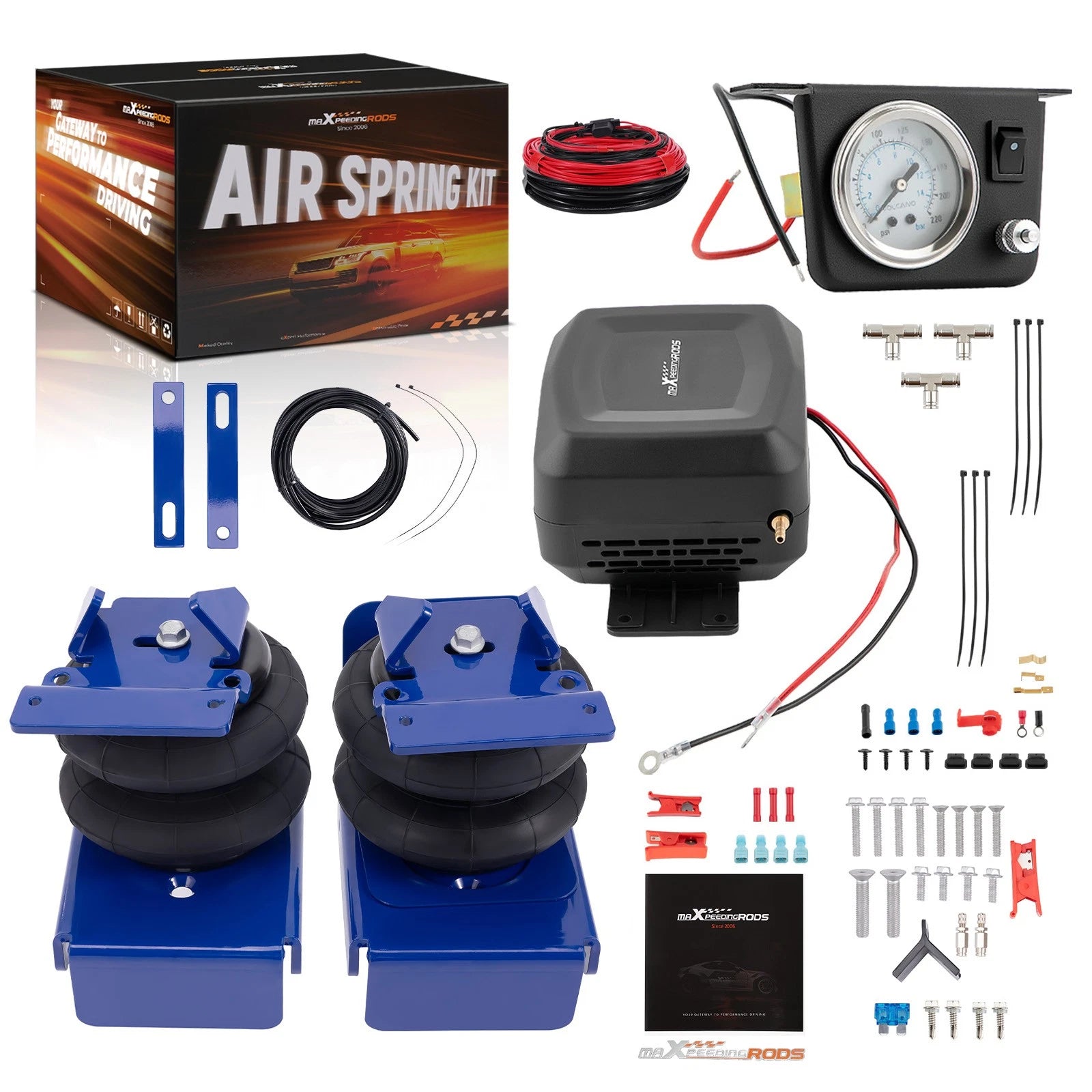 Air Spring Bag with Controller Kit for Chevy Silverado 1500 4WD (2019–2025)