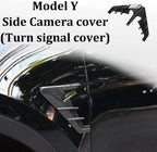 Carbon Fiber Side Fender Camera Trim for Tesla Model 3/Y (2021–2022)