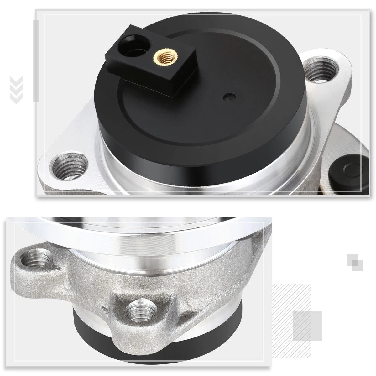 Set of 2 Wheel Hub Bearing Assemblies for Ford Edge/Lincoln MKX (2007–2008)