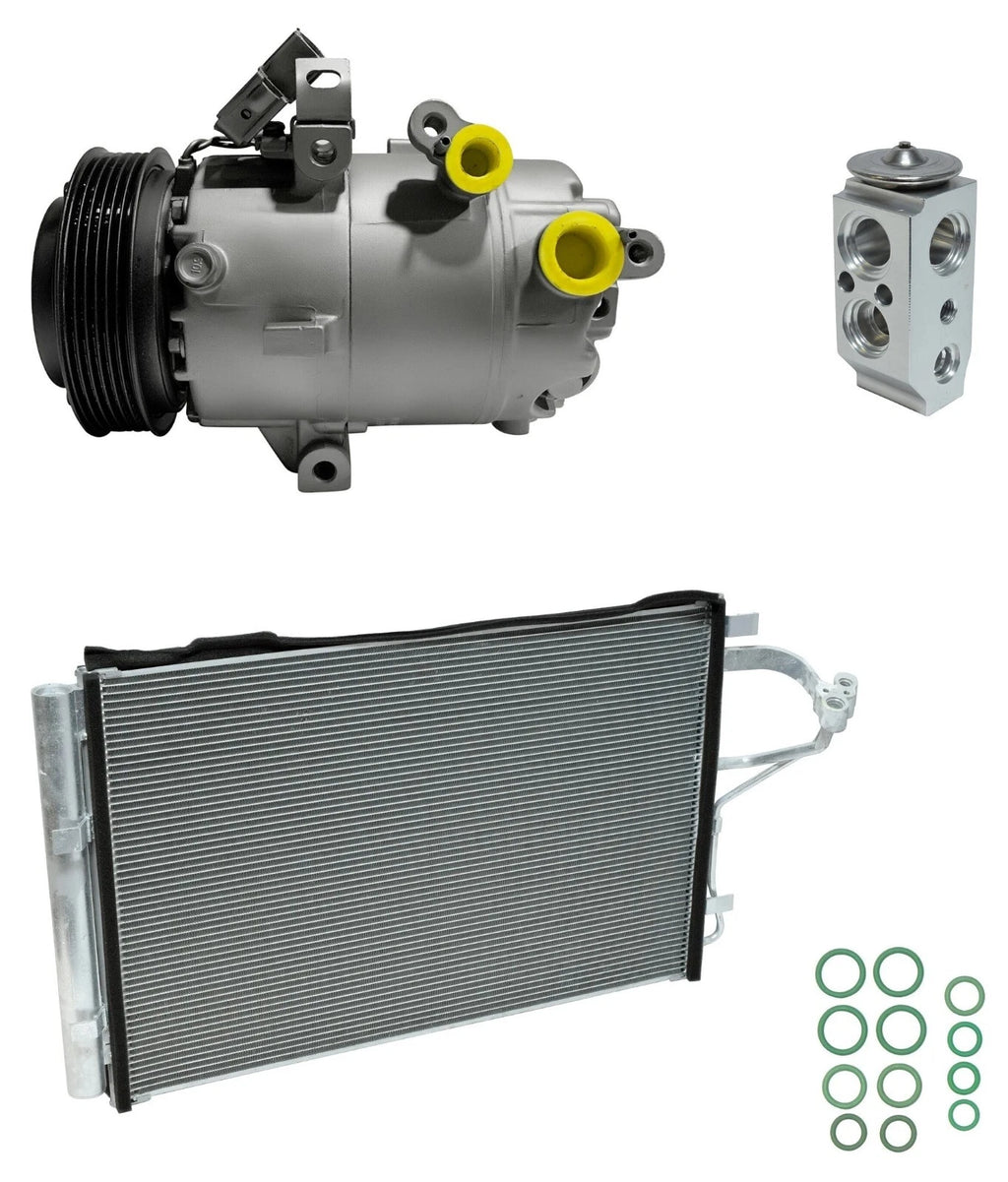 AC Compressor Kit with Condenser for Hyundai Elantra GT 1.8L (2013–2013)