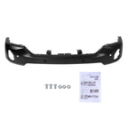 Bumper Face Bar for Chevrolet Silverado 1500 (2016â2018) Steel Black Front