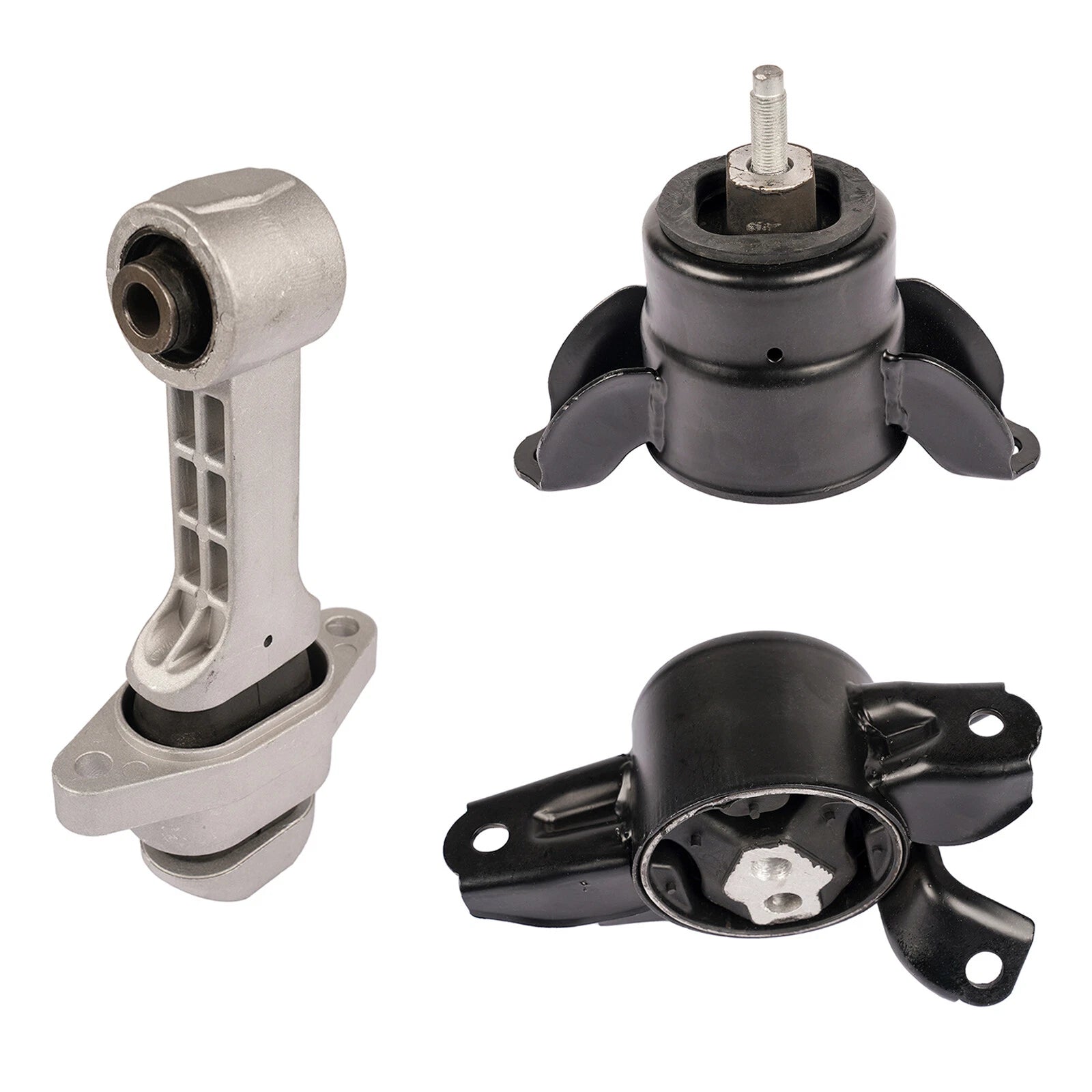 3X Engine Front Trans & Torque Strut Mount for Hyundai Elantra (2013-2016)