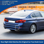 Rear Right Bumper Tow Hook Cover for BMW 530i 540i M5 Gray