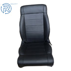 Set of 2 Front Seat Covers for Jeep Wrangler (2007–2012) - Black