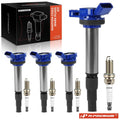 Ignition Coils and Iridium Platinum Spark Plugs for Toyota Corolla (1998â2002)