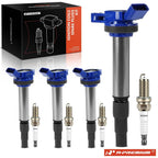 Ignition Coils and Iridium Platinum Spark Plugs for Toyota Corolla (1998â2002)