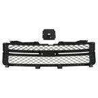 Front Bumper Grille for Chevy Silverado 2500HD 3500HD (2011-2014) Matte Black
