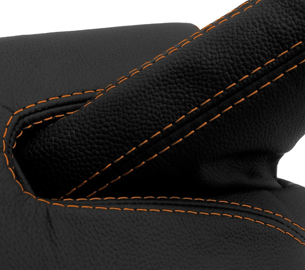 Manual & E Brake Boot Set for BMW M3 Z4 E85 (2003–2008) - Orange Stitch