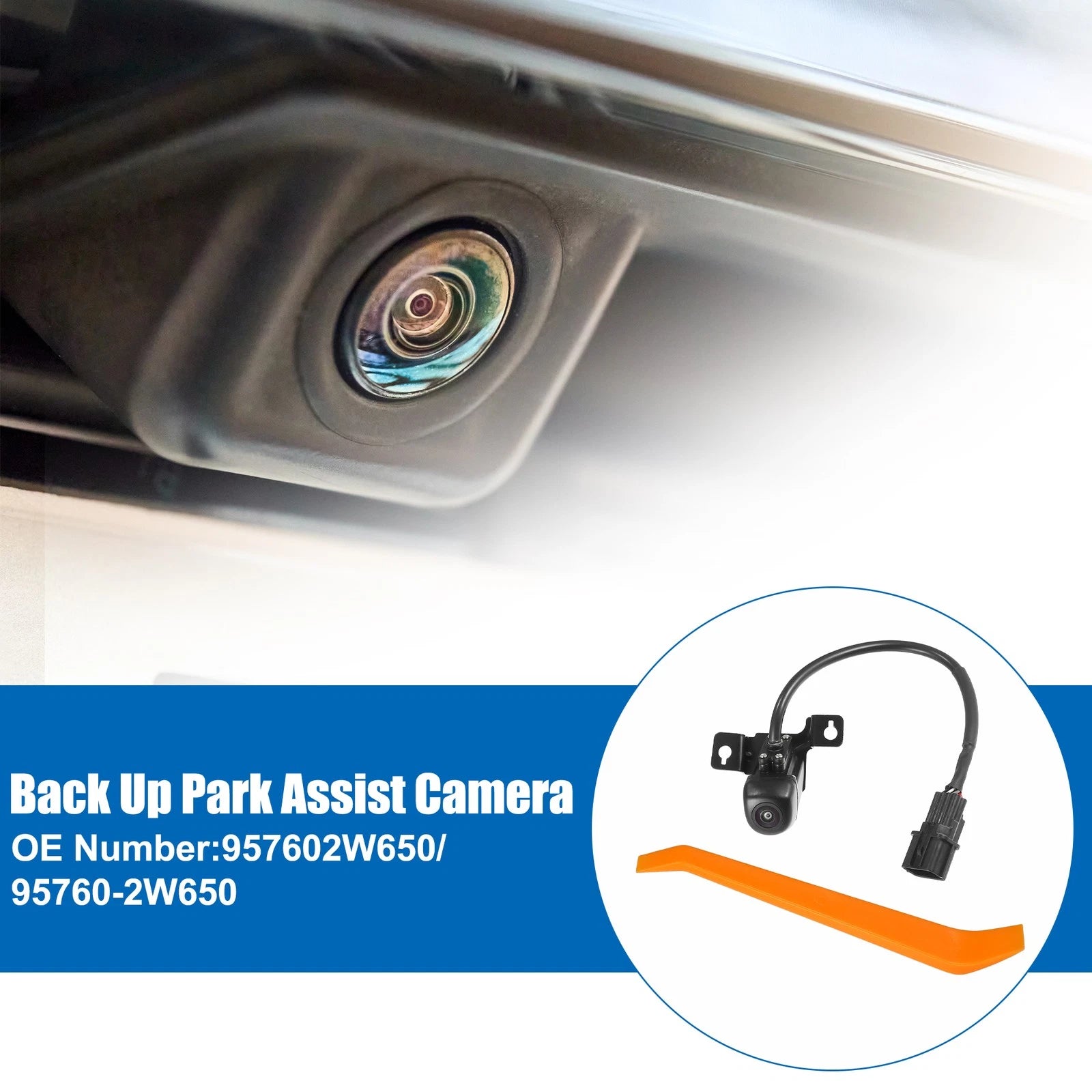 Set of 1 Rear View Backup Reverse Camera for Hyundai Santa Fe Sport (2013–2018) No.957602W650