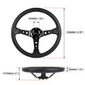 14" Steering Wheel + Quick Release + Hub Adapter 186H for Volkswagen Golf Jetta