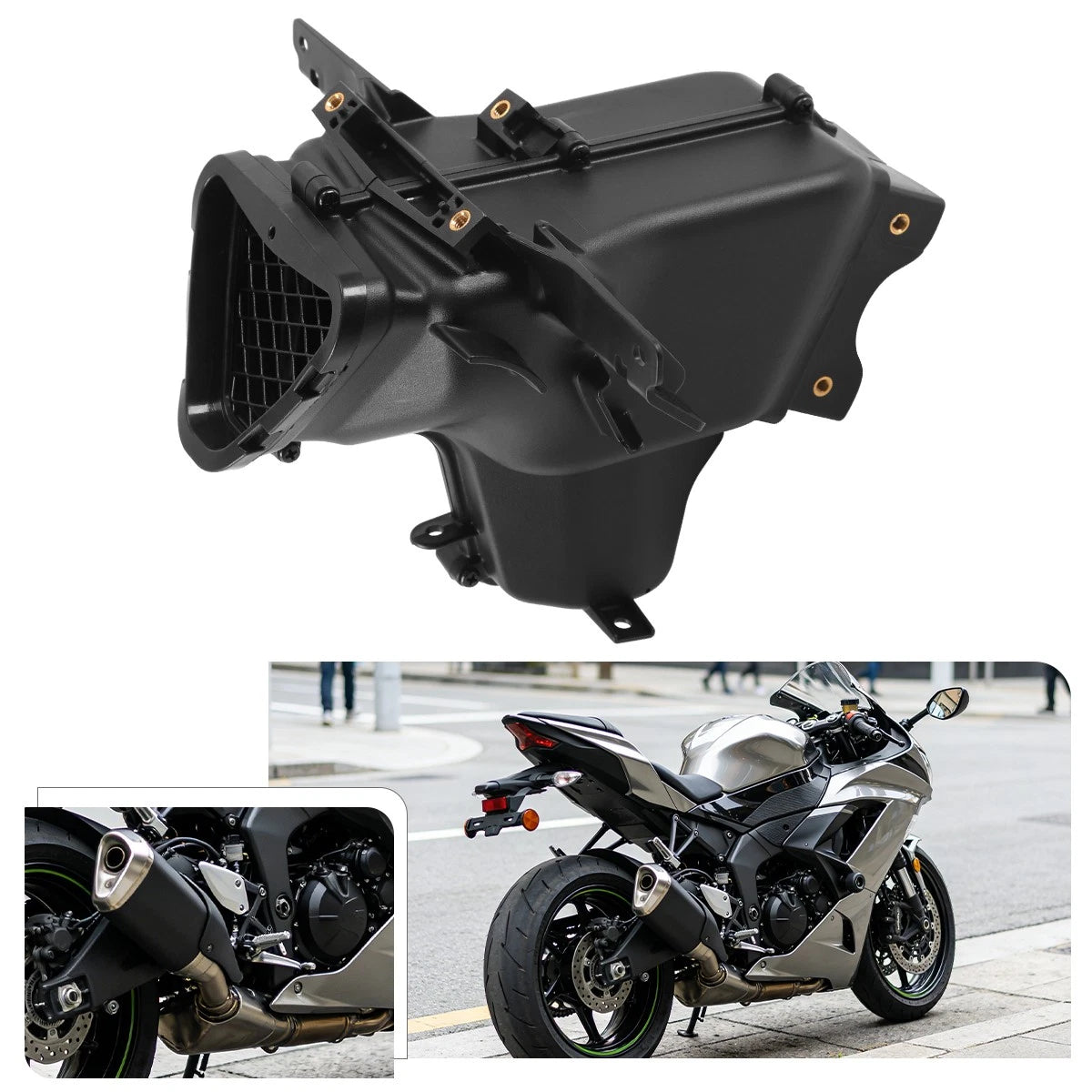 Ram Air Intake Tube for Kawasaki Ninja ZX-6R (2019–2025)