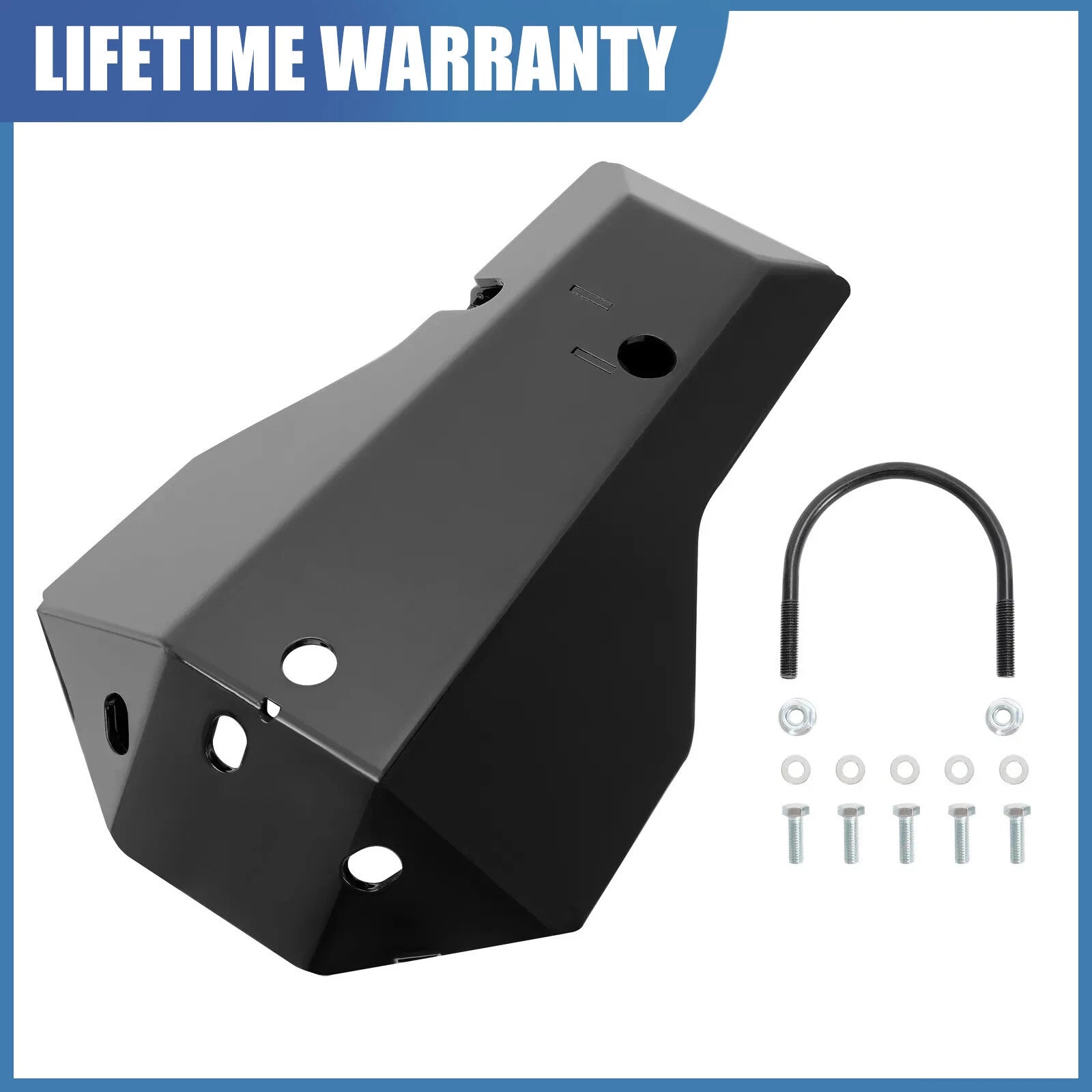 Rear Axle Skid Plate Guard for Jeep Wrangler JK (2007–2018) - Dana 44 Steel