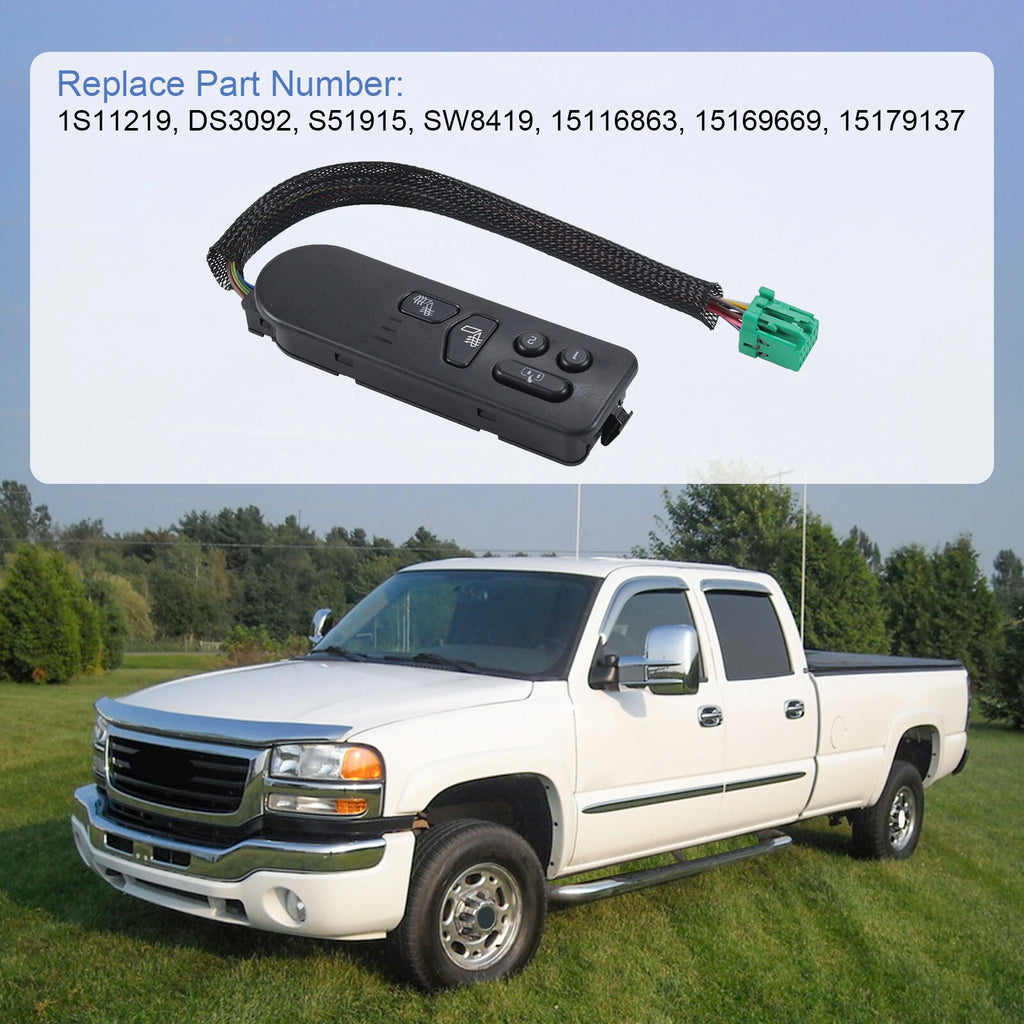 Driver Seat Heater Switch for Chevy Silverado GMC Sierra (2003-2007)