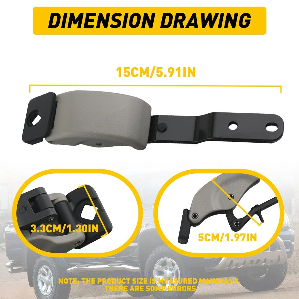 Rear Cab Quarter Windows Latch Lock for Toyota Tacoma (2001–2004)