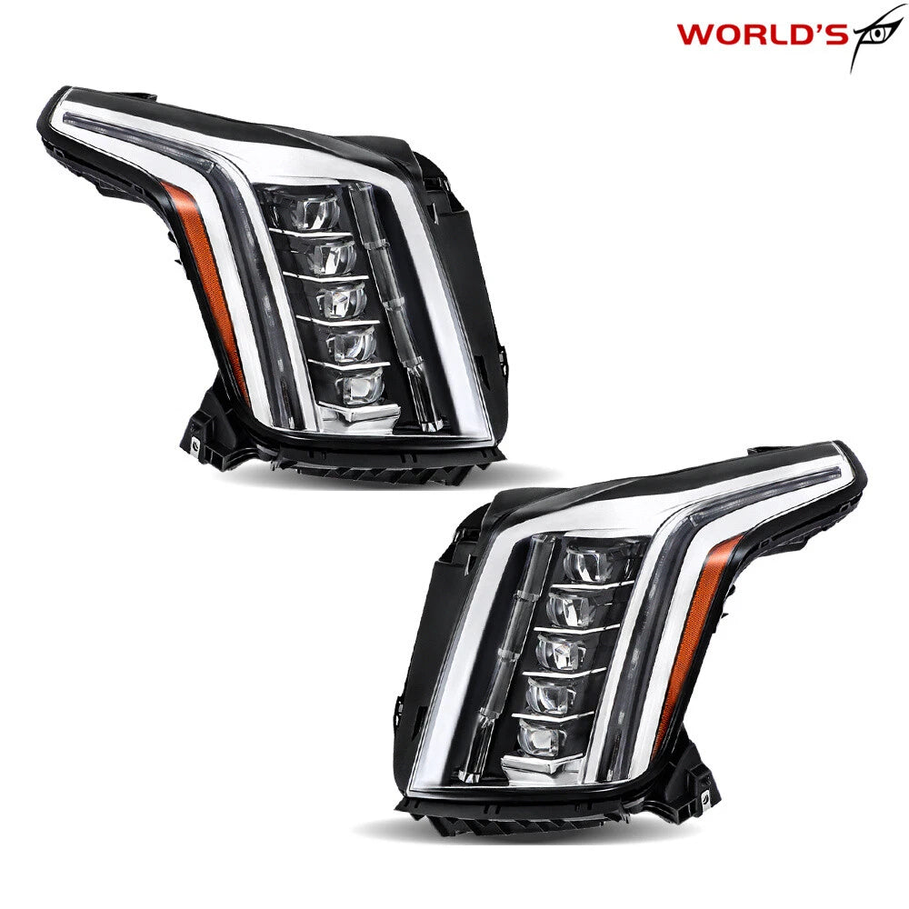 LED Headlight Assembly for Cadillac Escalade (2015–2020) Black