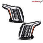 LED Headlight Assembly for Cadillac Escalade (2015–2020) Black