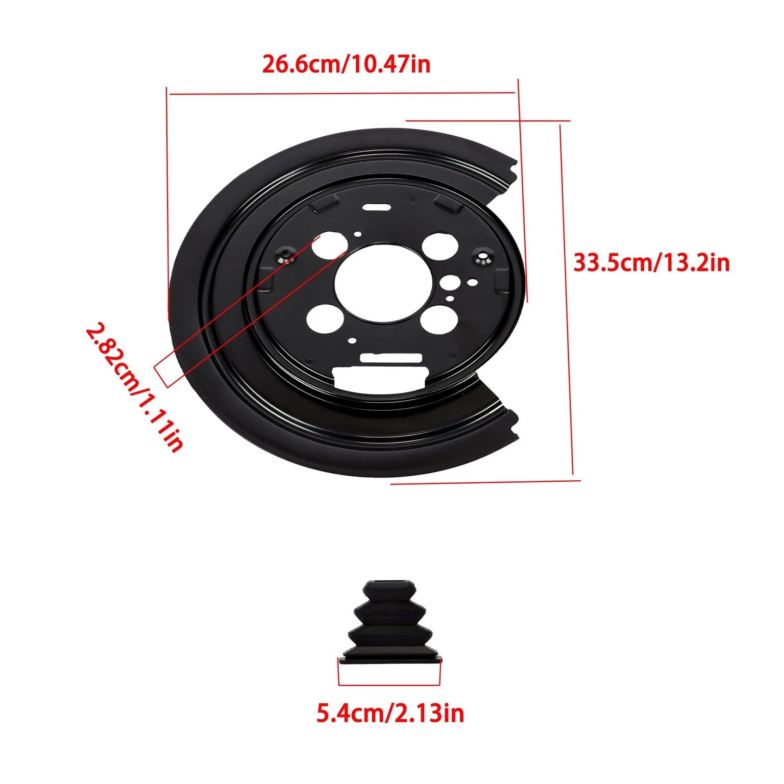 Pair Brake Dust Shields for Ram 1500 (2015–2019) 924-235 4779823AC