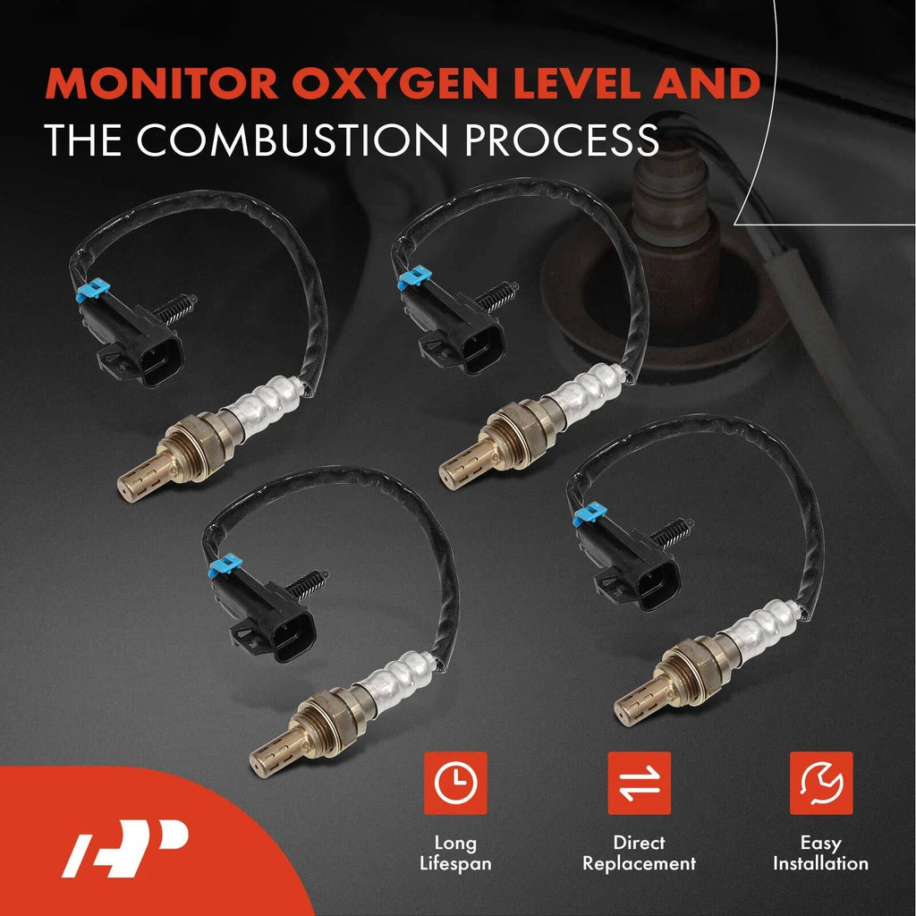 Set of 4 O2 Oxygen Sensors for Chevy Astro GMC Safari (1990–2005)