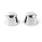 Chrome Front Axle Cap Nut Covers for Harley Sportster Dyna Road Glide