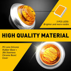 20X LED Side Marker Lights for Trailer Truck (12V)