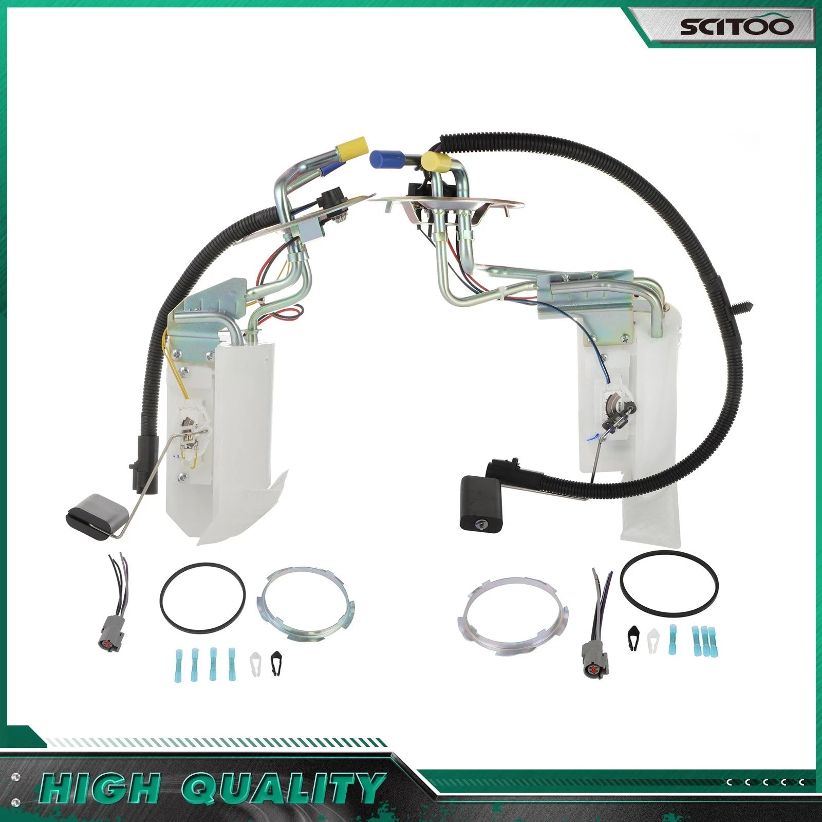 Set of 2 Fuel Pump Assembly for Ford F150 F250 F350 (1992–1997)