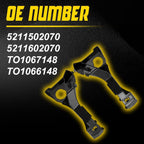 Bumper Bracket Set for Toyota Matrix (2003–2008) Front Left & Right