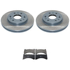 DuraGo Front Rotors & TRW Pro Metallic Disc Brake Pad Kit for Escalade Yukon (2016)