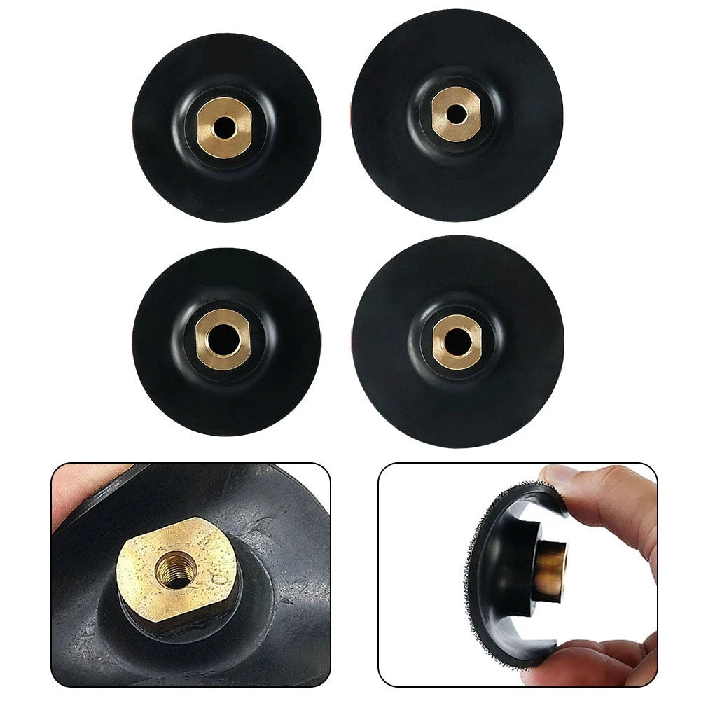 Rubber Backing Pad for Polishing Disc Hook&Loop (Universal Fit)
