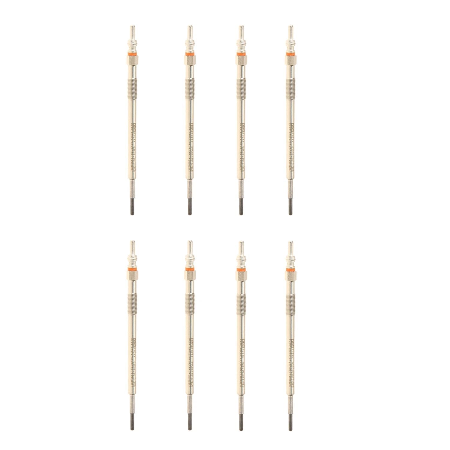 Set of 8 Diesel Glow Plugs for Ford F-250 F-350 Super Duty V8 Turbo (2008–2010)