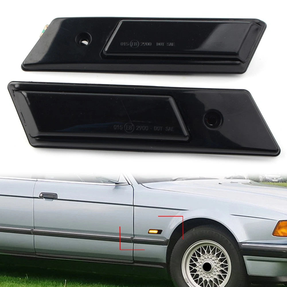 Dynamic LED Side Marker Turn Signal Light for BMW 3 5 7 Series (E36 E34 E32)