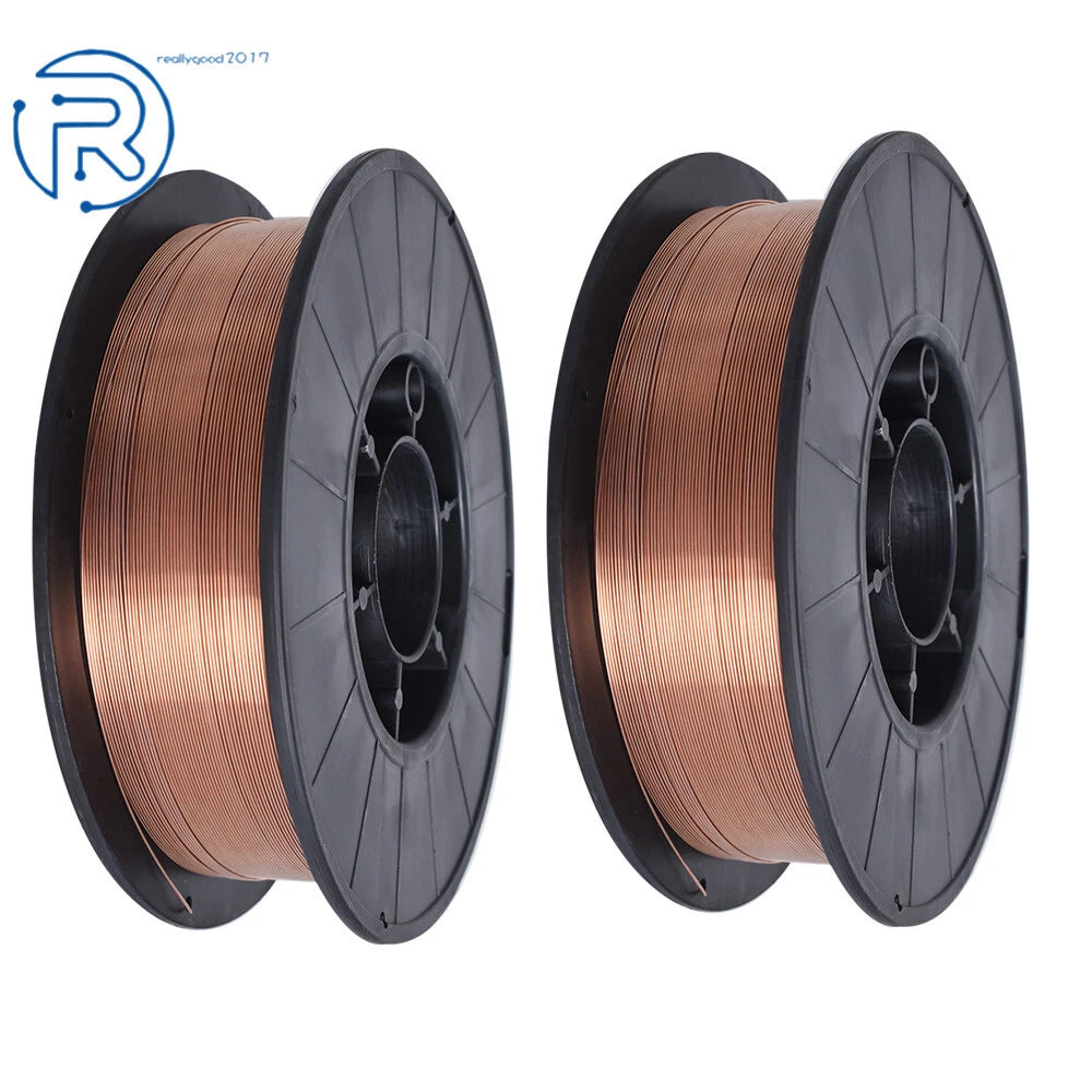 2 Pack 10-lbs Mild Steel MIG Welding Wire 0.035" for Welding Machines
