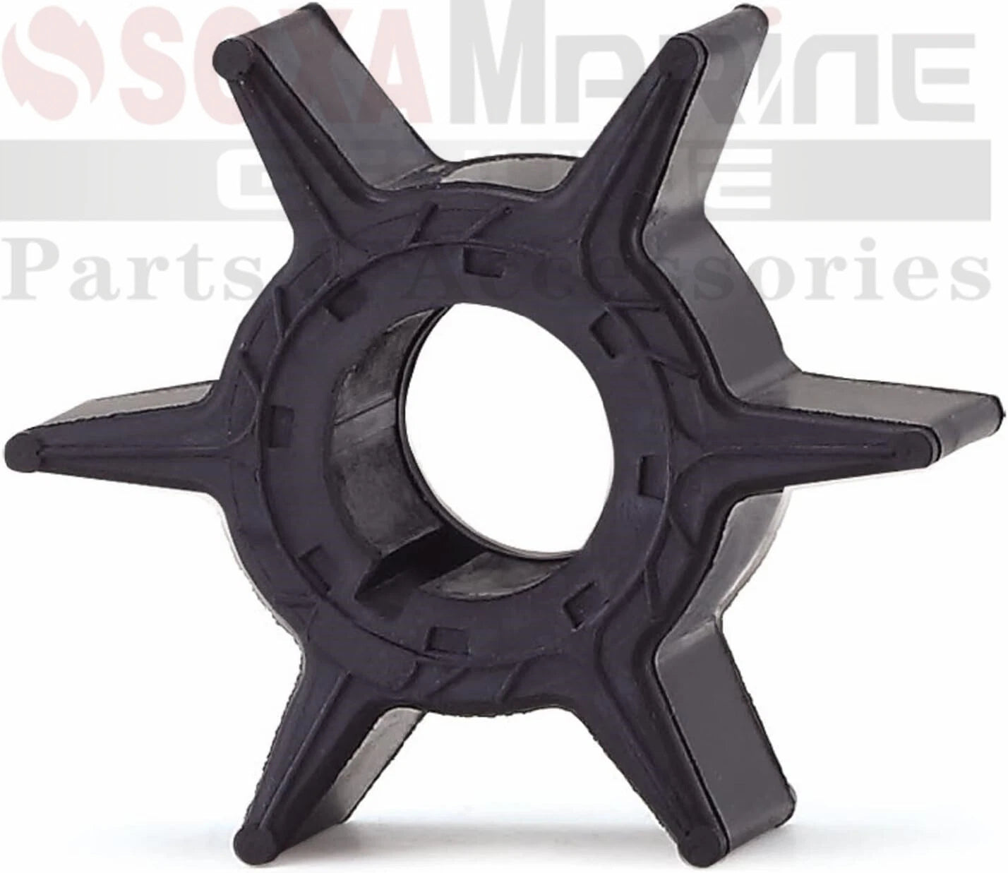Water Pump Impeller with Key for Yamaha Outboard Motor (6H4-44352-01)