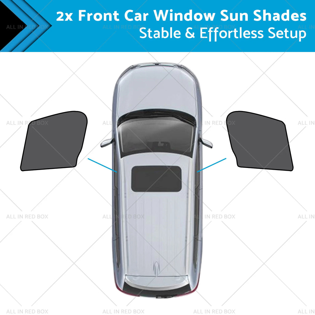 2X Front Car Window Sun Shades for Mazda CX-9 (2016–2025) UVA Protection